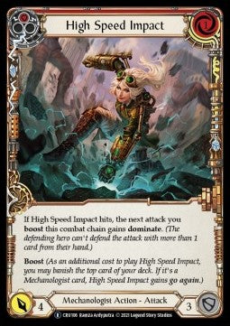 High Speed Impact (Red) (Normal)⁣ - Crucible of War - Unlimited⁣ (Rare)⁣ [CRU106]