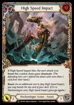 High Speed Impact (Blue) (Normal)⁣ - Crucible of War - Unlimited⁣ (Rare)⁣ [CRU108]