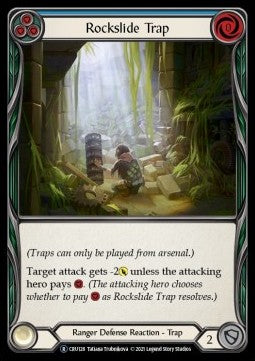 Rockslide Trap (Normal)⁣ - Crucible of War - Unlimited⁣ (Rare)⁣ [CRU128]