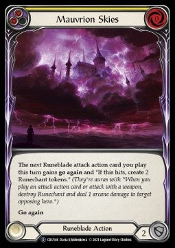 Mauvrion Skies (Yellow) (Normal)⁣ - Crucible of War - Unlimited⁣ (Rare)⁣ [CRU146]