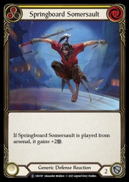Springboard Somersault (Rainbow Foil)⁣ - Crucible of War - Unlimited⁣ (Rare)⁣ [CRU187]