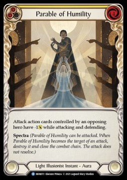 Parable of Humility (Rainbow Foil)⁣ - Monarch - First⁣ (Rare)⁣ [MON011]