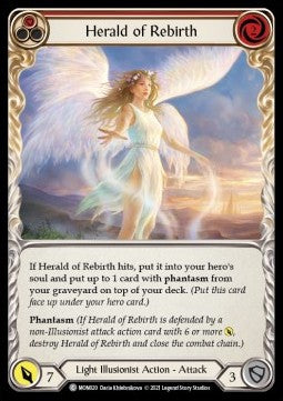 Herald of Rebirth (Red) (Rainbow Foil)⁣ - Monarch - First⁣ (Common)⁣ [MON020]