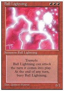 Ball Lightning⁣ - Fourth Edition⁣ (Rare)