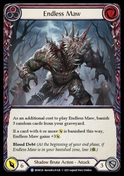 Endless Maw (Red) (Normal)⁣ - Monarch - First⁣ (Rare)⁣ [MON126]