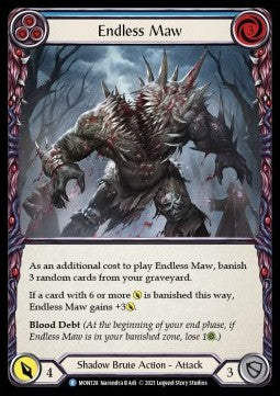 Endless Maw (Blue) (Normal)⁣ - Monarch - First⁣ (Rare)⁣ [MON128]