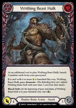 Writhing Beast Hulk (Blue) (Normal)⁣ - Monarch - Unlimited⁣ (Rare)⁣ [MON131]