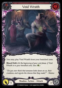 Void Wraith (Red) (Rainbow Foil)⁣ - Monarch - Unlimited⁣ (Common)⁣ [MON209]