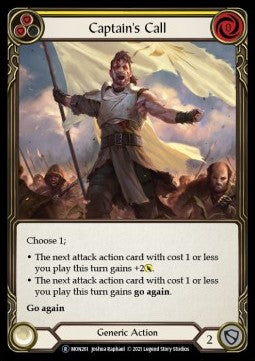 Captain's Call (Yellow) (Normal)⁣ - Monarch - Unlimited⁣ (Rare)⁣ [MON261]