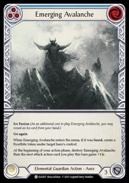 Emerging Avalanche (Blue) (Rainbow Foil)⁣ - Tales of Aria - First⁣ (Common)⁣ [ELE027]