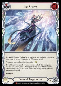 Ice Storm (Rainbow Foil)⁣ - Tales of Aria - First⁣ (Majestic)⁣ [ELE037]