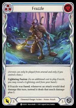 Frazzle (Blue) (Rainbow Foil)⁣ - Tales of Aria - First⁣ (Common)⁣ [ELE061]