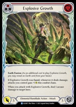Explosive Growth (Red) (Normal)⁣ - Tales of Aria - First⁣ (Rare)⁣ [ELE067]