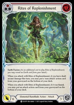 Rites of Replenishment (Red) (Rainbow Foil)⁣ - Tales of Aria - First⁣ (Common)⁣ [ELE079]