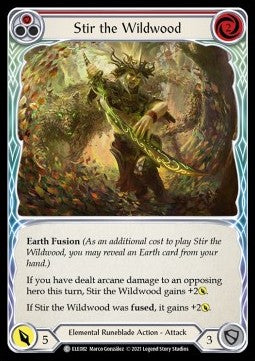 Stir the Wildwood (Red) (Rainbow Foil)⁣ - Tales of Aria - First⁣ (Common)⁣ [ELE082]