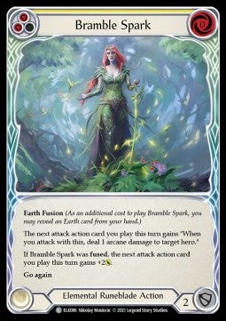 Bramble Spark (Yellow) (Rainbow Foil)⁣ - Tales of Aria - First⁣ (Common)⁣ [ELE086]