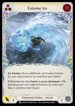 Entwine Ice (Yellow) (Rainbow Foil)⁣ - Tales of Aria - First⁣ (Common)⁣ [ELE098]