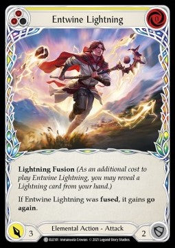 Entwine Lightning (Yellow) (Rainbow Foil)⁣ - Tales of Aria - First⁣ (Common)⁣ [ELE101]