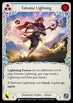 Entwine Lightning (Blue) (Rainbow Foil)⁣ - Tales of Aria - First⁣ (Common)⁣ [ELE102]