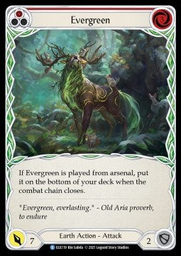 Evergreen (Red) (Normal)⁣ - Tales of Aria - First⁣ (Rare)⁣ [ELE119]