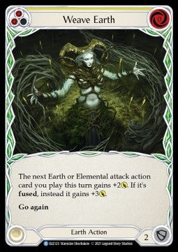 Weave Earth (Yellow) (Normal)⁣ - Tales of Aria - First⁣ (Rare)⁣ [ELE123]