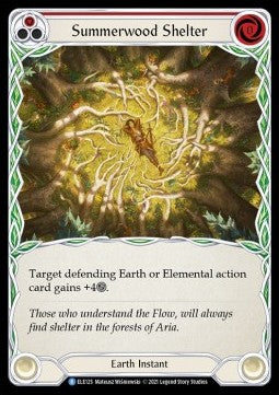Summerwood Shelter (Red) (Normal)⁣ - Tales of Aria - First⁣ (Rare)⁣ [ELE125]