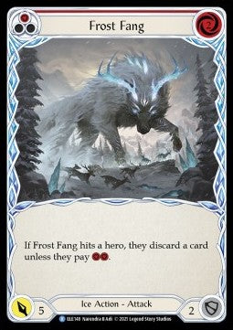 Frost Fang (Red) (Rainbow Foil)⁣ - Tales of Aria - First⁣ (Rare)⁣ [ELE148]