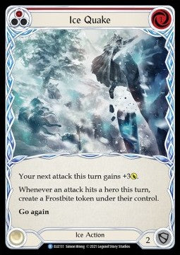 Ice Quake (Red) (Normal)⁣ - Tales of Aria - First⁣ (Rare)⁣ [ELE151]