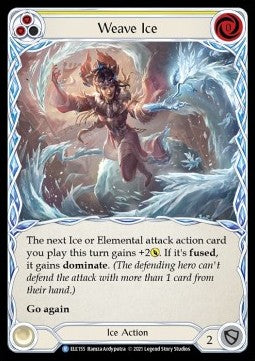 Weave Ice (Yellow) (Normal)⁣ - Tales of Aria - First⁣ (Rare)⁣ [ELE155]