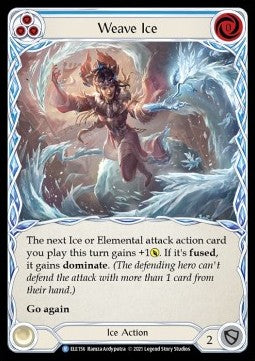 Weave Ice (Blue) (Normal)⁣ - Tales of Aria - First⁣ (Rare)⁣ [ELE156]