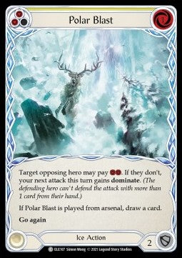 Polar Blast (Yellow) (Rainbow Foil)⁣ - Tales of Aria - First⁣ (Common)⁣ [ELE167]