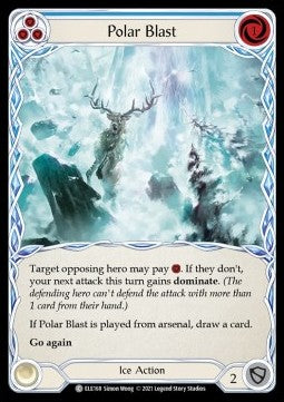 Polar Blast (Blue) (Rainbow Foil)⁣ - Tales of Aria - First⁣ (Common)⁣ [ELE168]