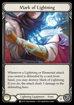 Mark of Lightning (Cold Foil)⁣ - Tales of Aria - First⁣ (Common)⁣ [ELE174]