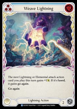 Weave Lightning (Blue) (Normal)⁣ - Tales of Aria - First⁣ (Rare)⁣ [ELE182]