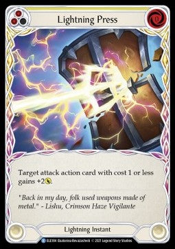 Lightning Press (Yellow) (Normal)⁣ - Tales of Aria - First⁣ (Rare)⁣ [ELE184]
