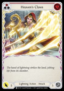 Heaven's Claws (Red) (Rainbow Foil)⁣ - Tales of Aria - First⁣ (Common)⁣ [ELE192]
