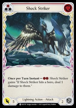 Shock Striker (Red) (Rainbow Foil)⁣ - Tales of Aria - First⁣ (Common)⁣ [ELE195]