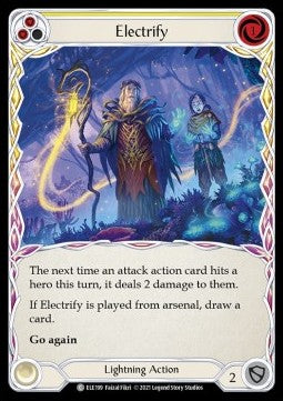 Electrify (Yellow) (Rainbow Foil)⁣ - Tales of Aria - First⁣ (Common)⁣ [ELE199]