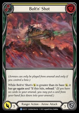 Bolt'n' Shot (Yellow) (Rainbow Foil)⁣ - Tales of Aria - First⁣ (Rare)⁣ [ELE217]