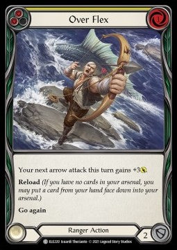Over Flex (Yellow) (Rainbow Foil)⁣ - Tales of Aria - First⁣ (Common)⁣ [ELE220]