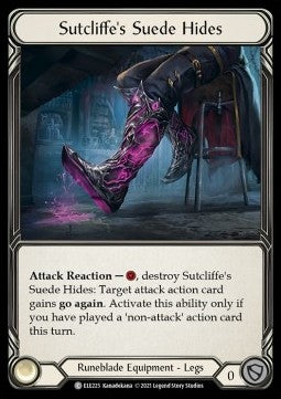 Sutcliffe's Suede Hides (Cold Foil)⁣ - Tales of Aria - First⁣ (Common)⁣ [ELE225]