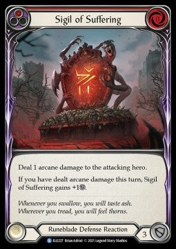 Sigil of Suffering (Red) (Normal)⁣ - Tales of Aria - First⁣ (Rare)⁣ [ELE227]