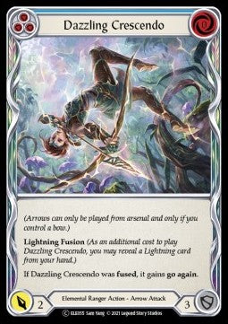 Dazzling Crescendo (Blue) (Rainbow Foil)⁣ - Tales of Aria - Unlimited⁣ (Common)⁣ [ELE055]