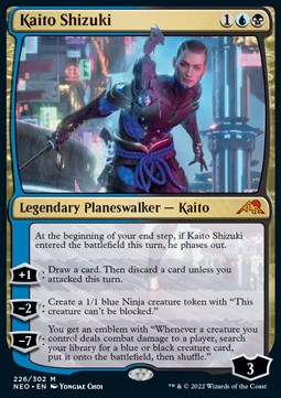 Kaito Shizuki⁣ - Kamigawa: Neon Dynasty⁣ (Mythic)⁣ [226]