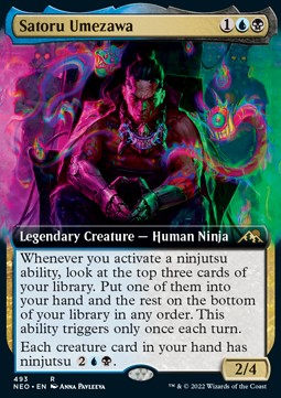 Satoru Umezawa (V.2)⁣ - Kamigawa: Neon Dynasty: Extras⁣ (Rare)⁣ [493]