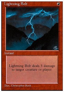 Lightning Bolt⁣ - Fourth Edition⁣ (Common)