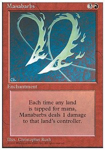 Manabarbs⁣ - Fourth Edition⁣ (Rare)