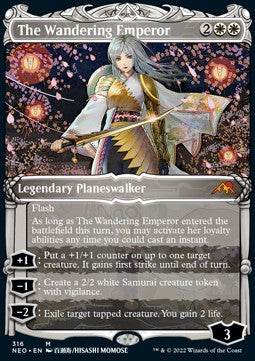 The Wandering Emperor (V.2)⁣ - Kamigawa: Neon Dynasty: Extras⁣ (Mythic)⁣ [316]