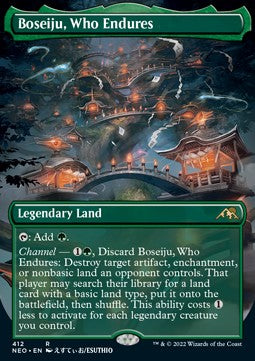 Boseiju, Who Endures (V.1)⁣ - Kamigawa: Neon Dynasty: Extras⁣ (Rare)⁣ [412]