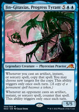 Jin-Gitaxias, Progress Tyrant⁣ - Kamigawa: Neon Dynasty⁣ (Mythic)⁣ [59]